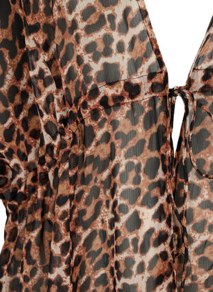 Strand-Kimono mit Druck, Leopard, Packshot image number 2