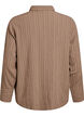 FLASH - Bluse mit Textur, Braun, Packshot image number 1
