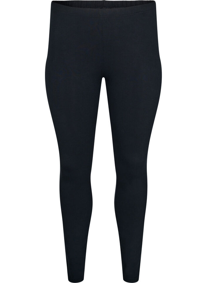 Basic Leggings aus Viskose, Schwarz, Packshot image number 0