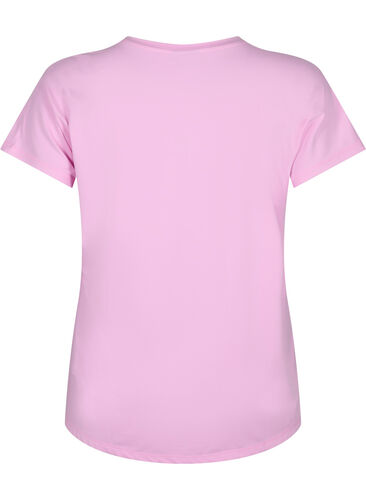 Kurzärmeliges Trainings-T-Shirt, Pastel Lavender, Packshot image number 1