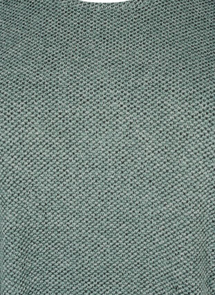 Melange Bluse mit rund um den Neck und langen Ärmel, Green Bay, Packshot image number 2