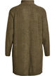 Knielanges Strickkleid mit hohem Kragen, Gr&uuml;n, Packshot image number 1