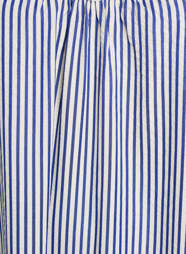 Sommerkleid mit Streifen und A-Linie, Blau, Packshot image number 2