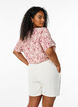 Kurze Hose mit Taschen und elastischem Bund, Vanille, Model image number 1