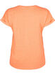 Neonfarbenes T-Shirt aus Baumwolle, Orange, Packshot image number 1