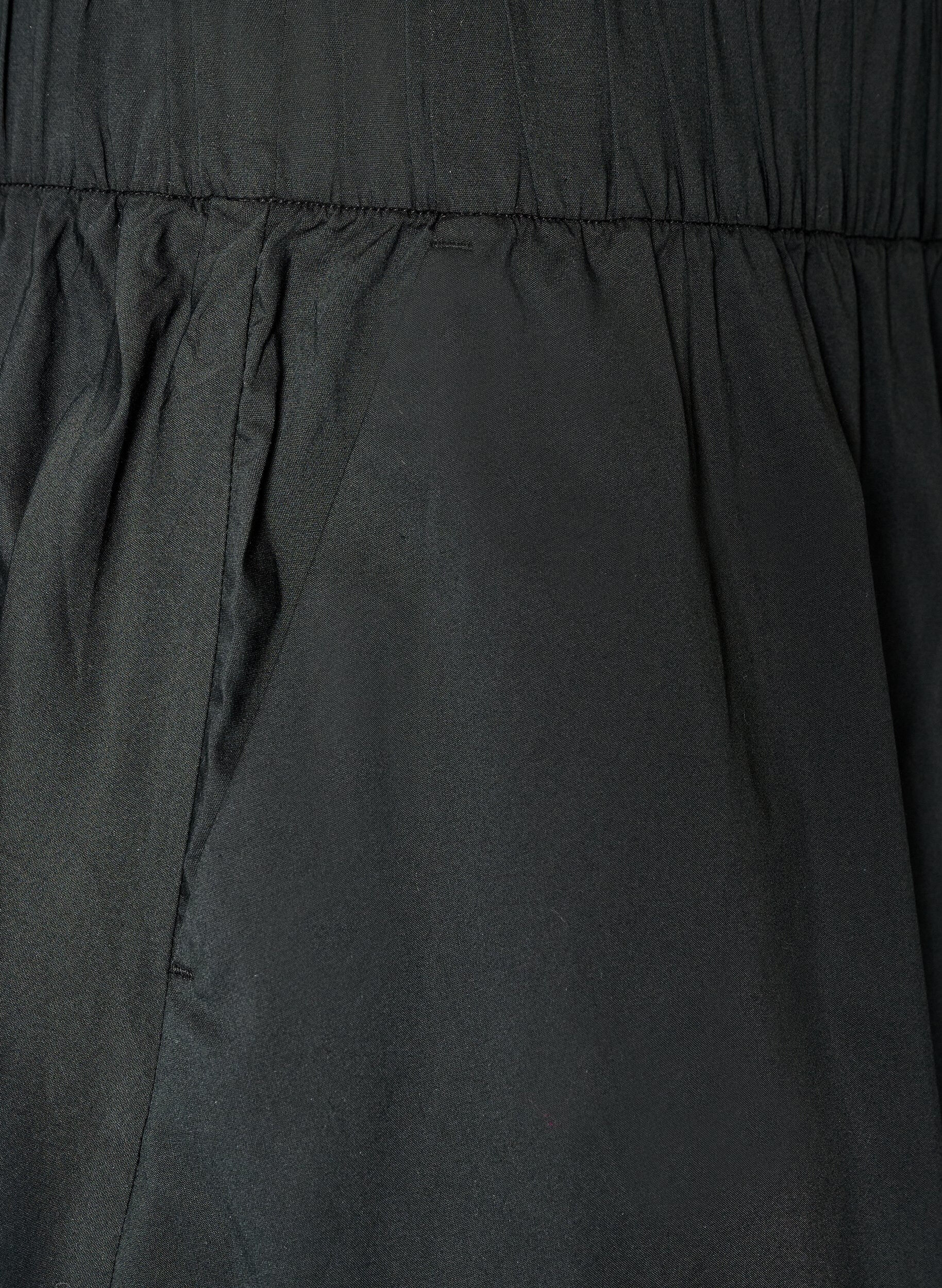 ZizziMidirock in weiter A-Linie, Schwarz, Packshot image number 3