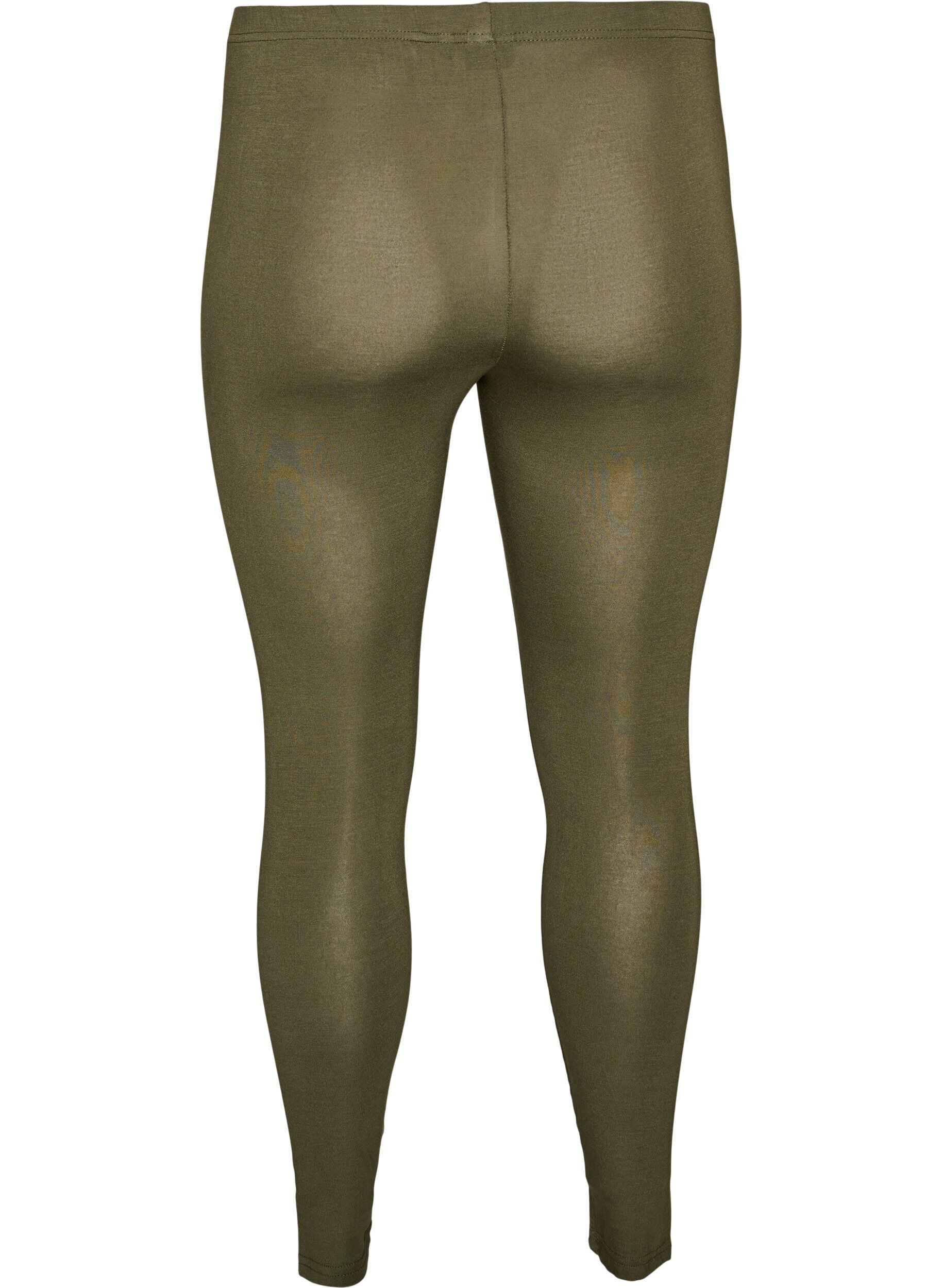 ZizziBasic-Leggings aus Viskose, Gr&uuml;n, Packshot image number 1