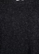 Gestricktes Minikleid mit gewelltem Saum und Schlitzen, Grau, Packshot image number 2