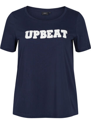 T-Shirt mit Druck aus Baumwolle, Night Sky UPBEAT, Packshot image number 0