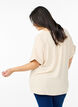 Lockere Bluse mit kurzen Ärmeln, Beige, Model image number 2