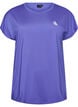 Einfarbiges Trainings-T-Shirt, Blau, Packshot image number 0
