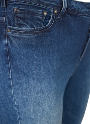 Nille Jeans im Extra Slim Modell mit hoher Taille, Dark blue denim, Packshot image number 2
