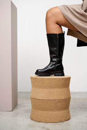 Leather Duo Stiefel Weitschaft Stiefel Weitschaft 42 Cm Duo Boots