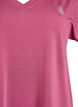 Lockeres Trainings-T-Shirt mit V-Ausschnitt, Rot, Packshot image number 2