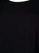 FLASH – Kleid aus Viskose mit Schnittlinie, Schwarz, Packshot image number 2