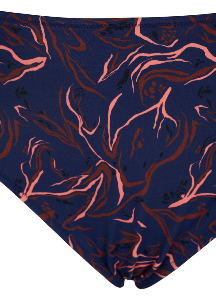 Hochtaillierter Bikinislip mit hohem Beinausschnitt, Schwarz, Packshot image number 2