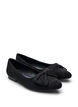 Extra-Weite - Ballerina-Pumps mit Schleife, Schwarz, Packshot image number 1