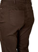 Ellen Bootcut-Jeans aus farbigem Denim, Braun, Packshot image number 3