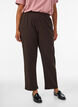 Hose mit gerader Passform, Braun, Model image number 2