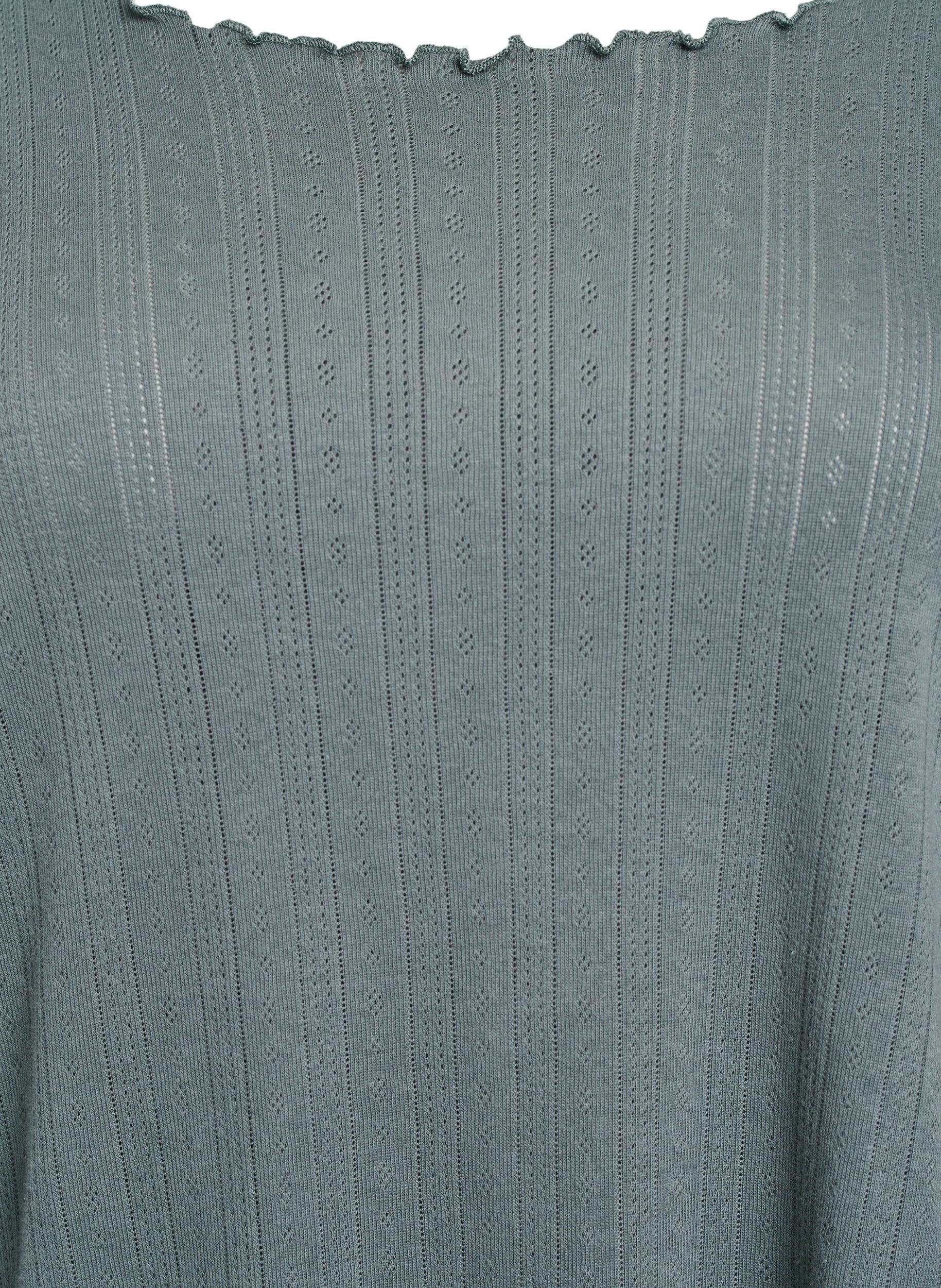 Zizzi Nachthemd aus Bio-Baumwolle, Gr&uuml;n, Packshot image number 2