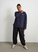 Trainingshose mit Ballonbeinen, Schwarz, Model image number 0