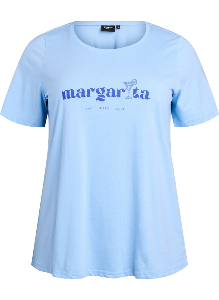 FLASH - T-Shirt mit Print, Blau, Packshot image number 0