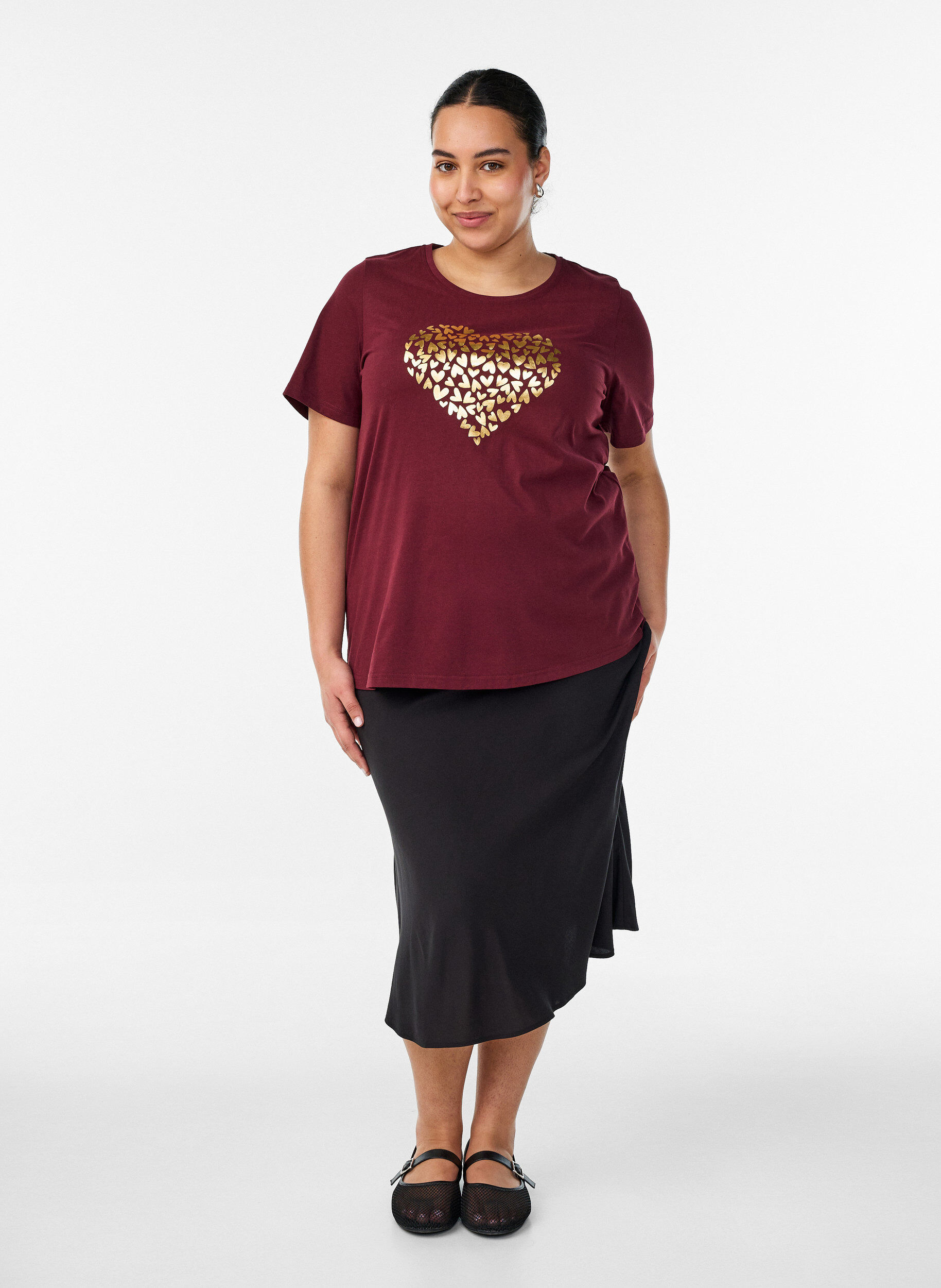 ZizziT-Shirt mit Print, Rot, Model image number 1