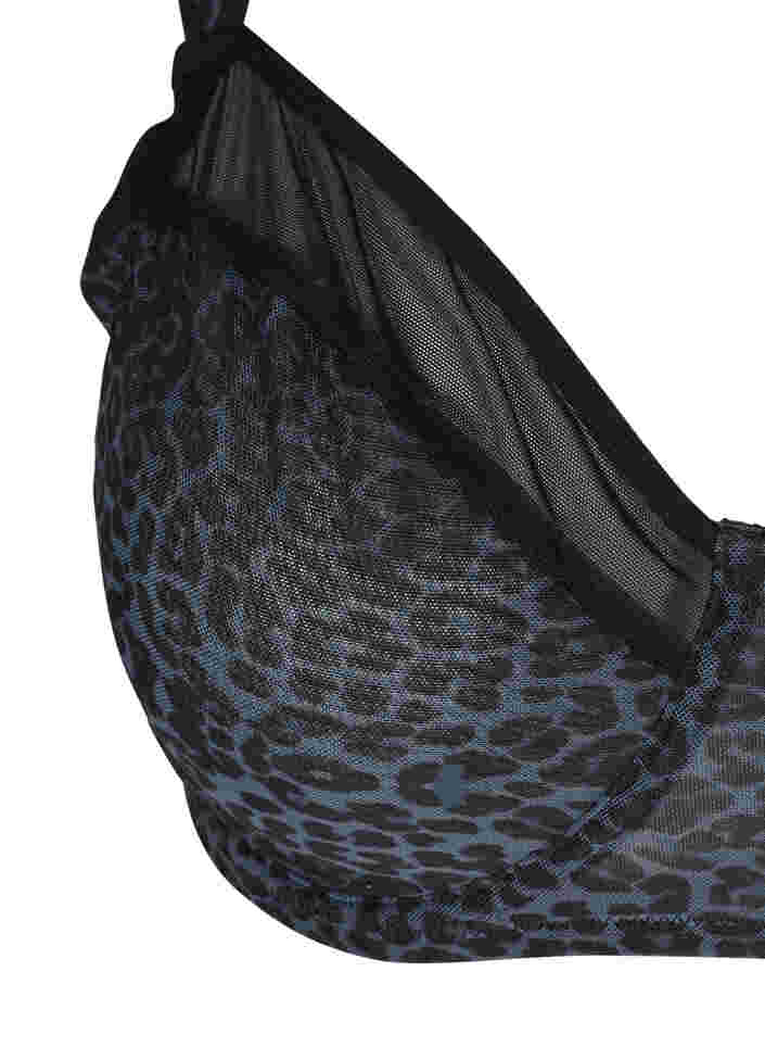 Figa BH mit Leopardenprint und Mesh, Grey Leopard, Packshot image number 2