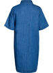 Jeanskleid mit Kn&ouml;pfen und Bindedetail, Blau, Packshot image number 1