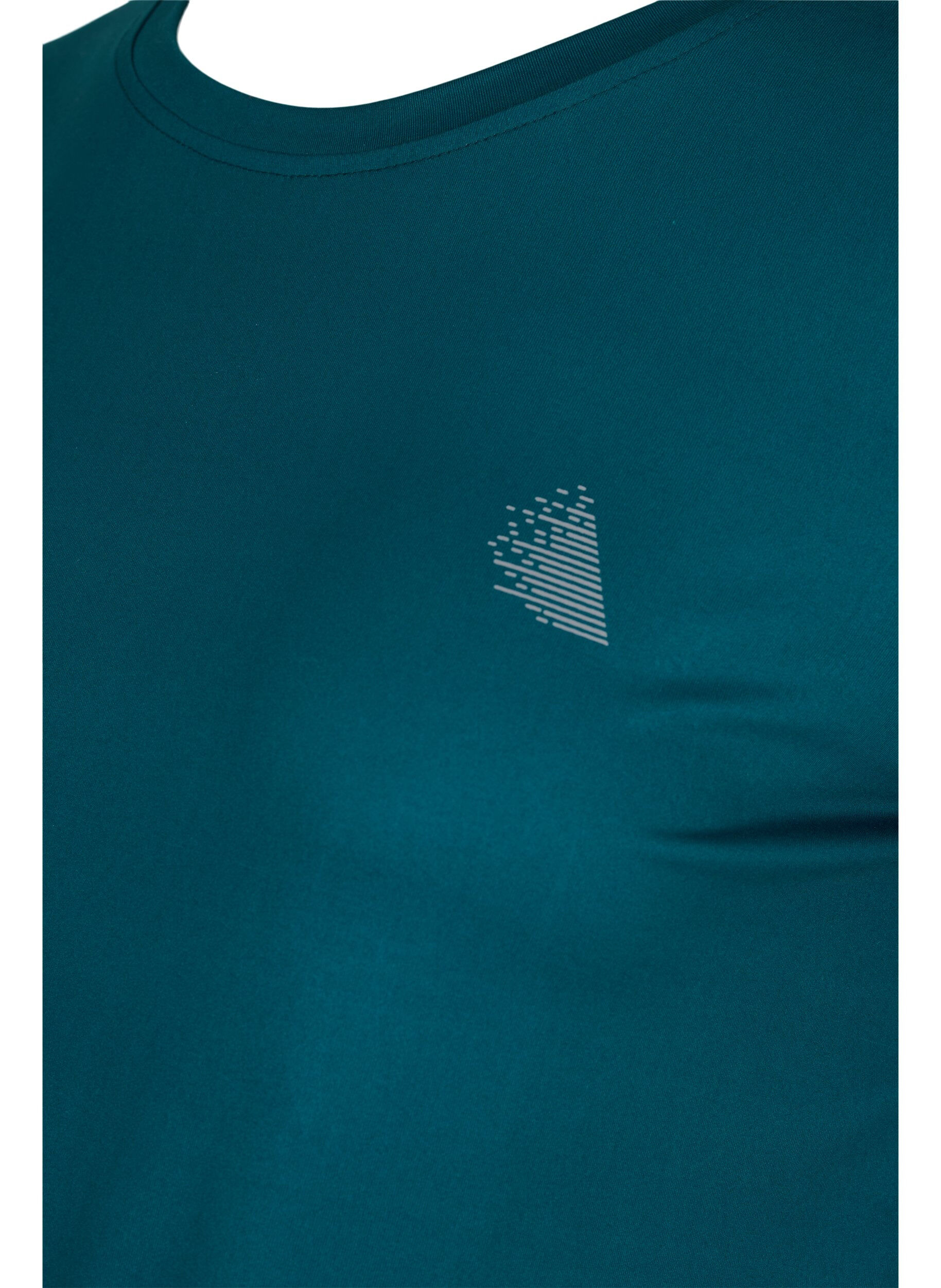 Zizzi Schwagnerschafts-Trainings-T-Shirt, Deep Teal, Packshot image number 2