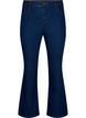 Hoch taillierte Jeans mit Bootcut, Blau, Packshot image number 0