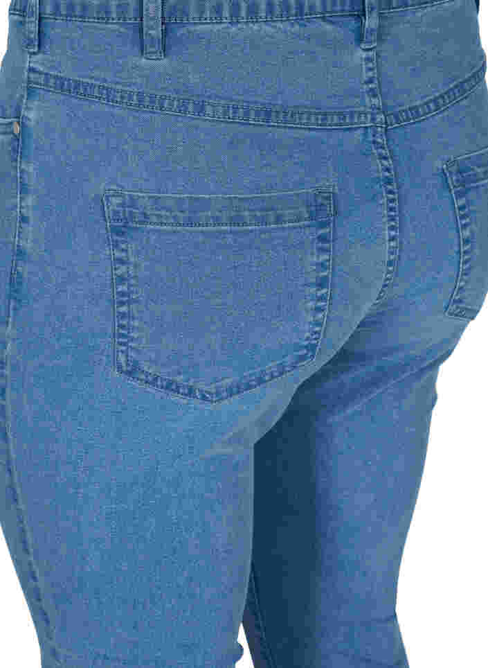 Hochtaillierte Super Slim Amy Jeans, Light blue, Packshot image number 3