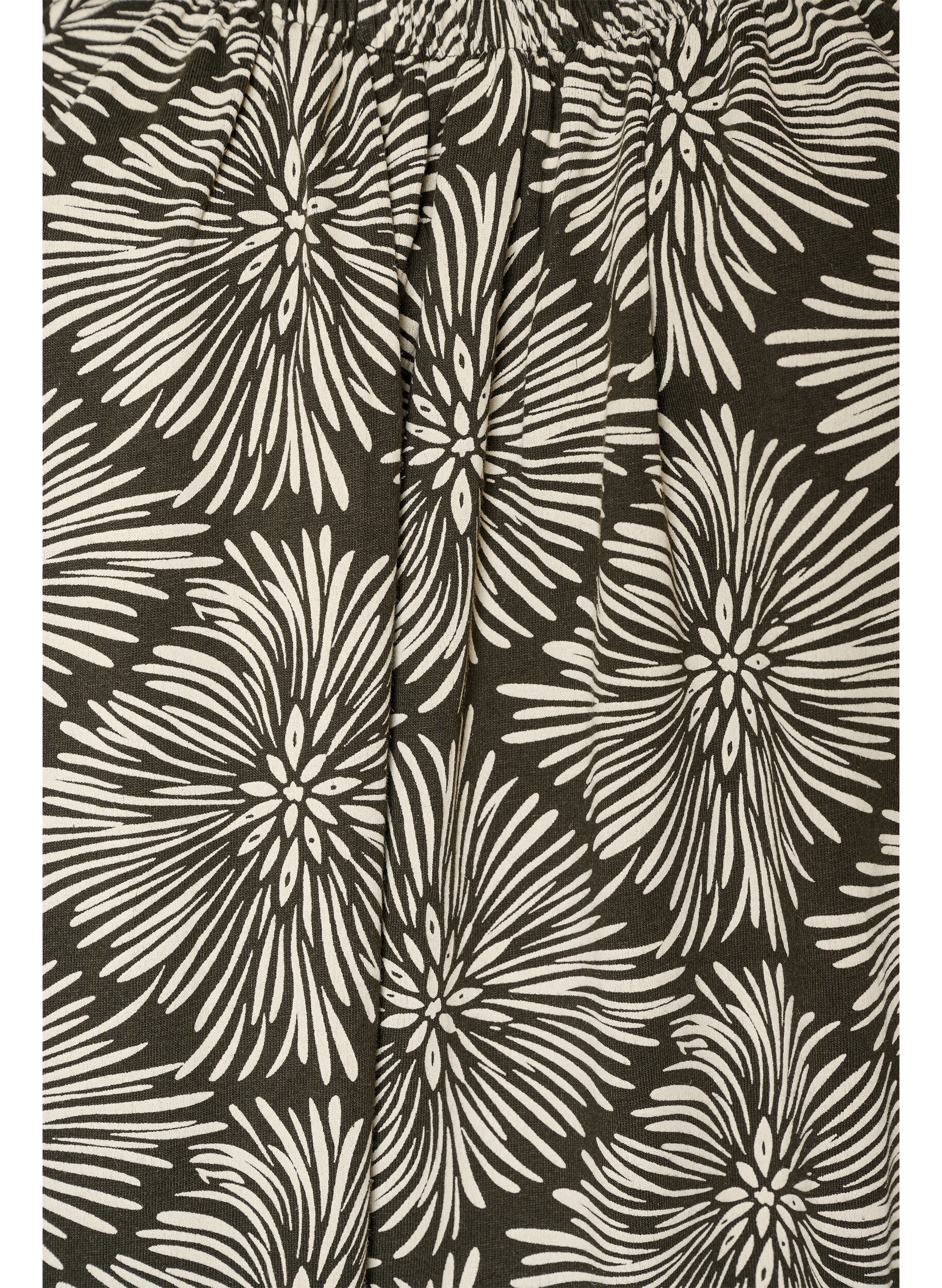 ZizziMidi-Tr&auml;gerkleid aus Bio-Baumwolle, Schwarz, Packshot image number 2