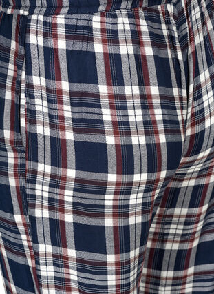 Karierte Schlafanzughose aus Baumwolle, Navy Comb Check, Packshot image number 3