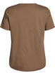T-Shirt mit Print, Braun, Packshot image number 1