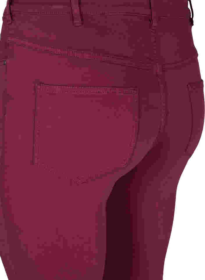 Super slim Amy Jeans mit hoher Taille, Port Royal, Packshot image number 3