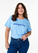 FLASH - T-Shirt mit Print, Blau, Model image number 0