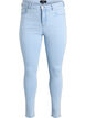 Amy Super Slim Fit Jeans mit hoher Taille, Blau, Packshot image number 0
