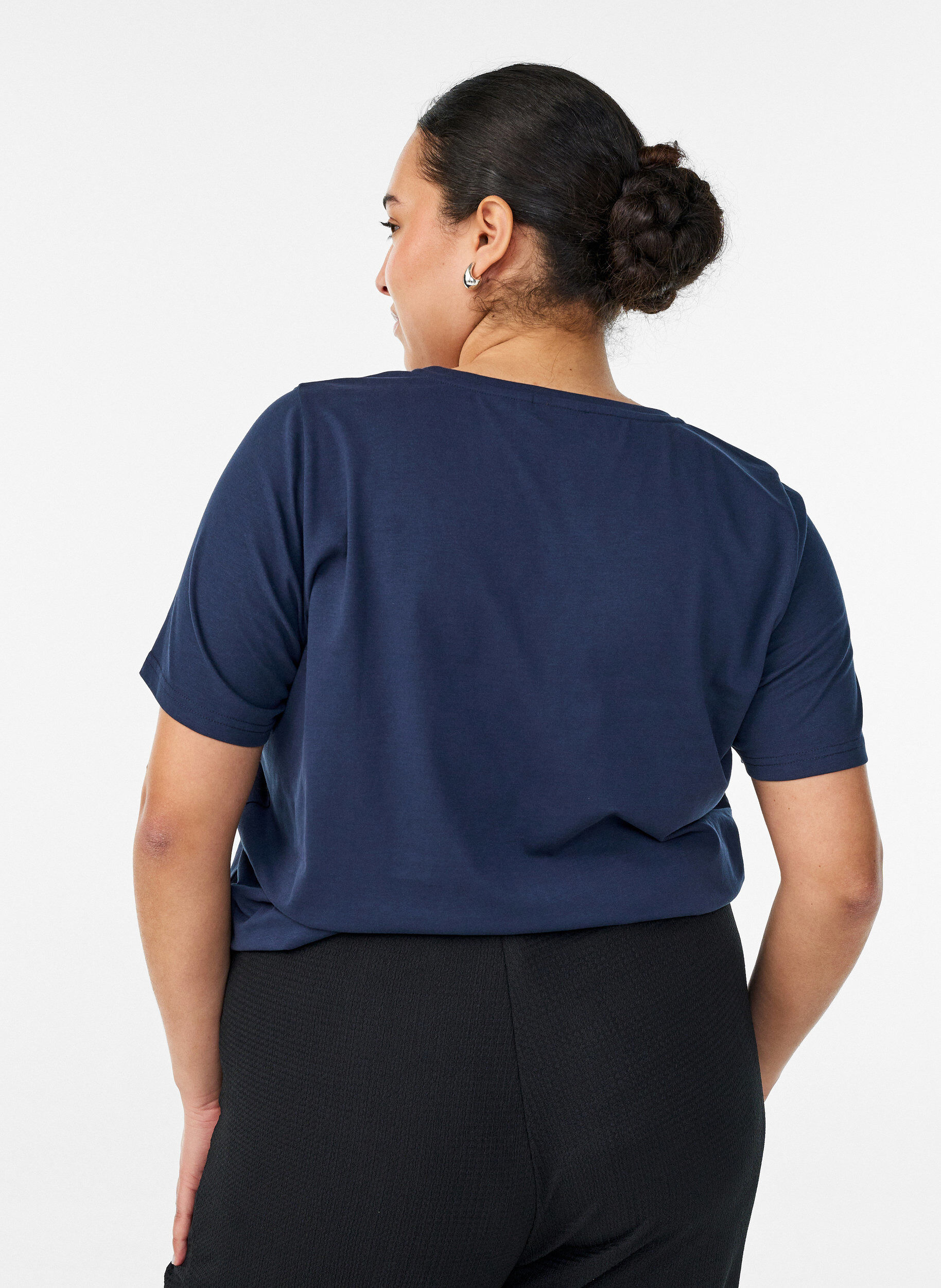 ZizziT-Shirt mit Print, Blau, Model image number 2