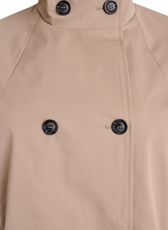 Fr&uuml;hlingsjacke aus wasserabweisendem Material mit A-Linie, Grau, Packshot image number 2