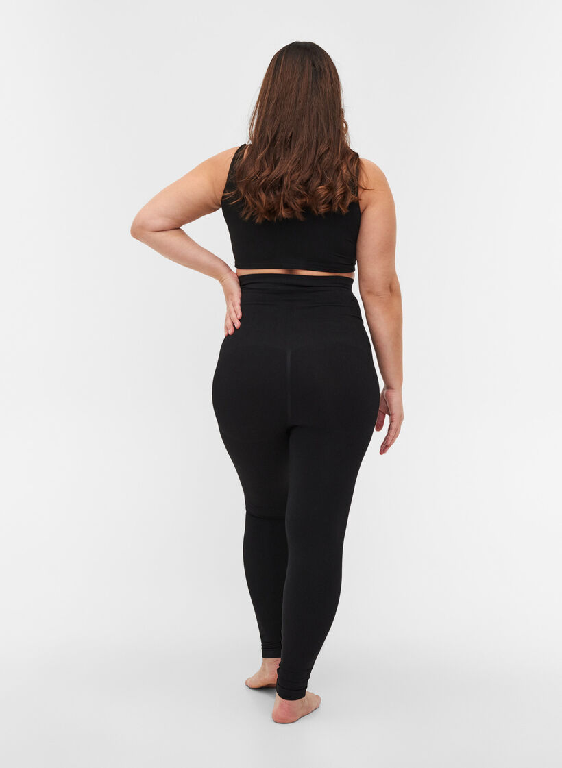 Shapewear Leggings mit hoher Taille, Black, Model image number 1