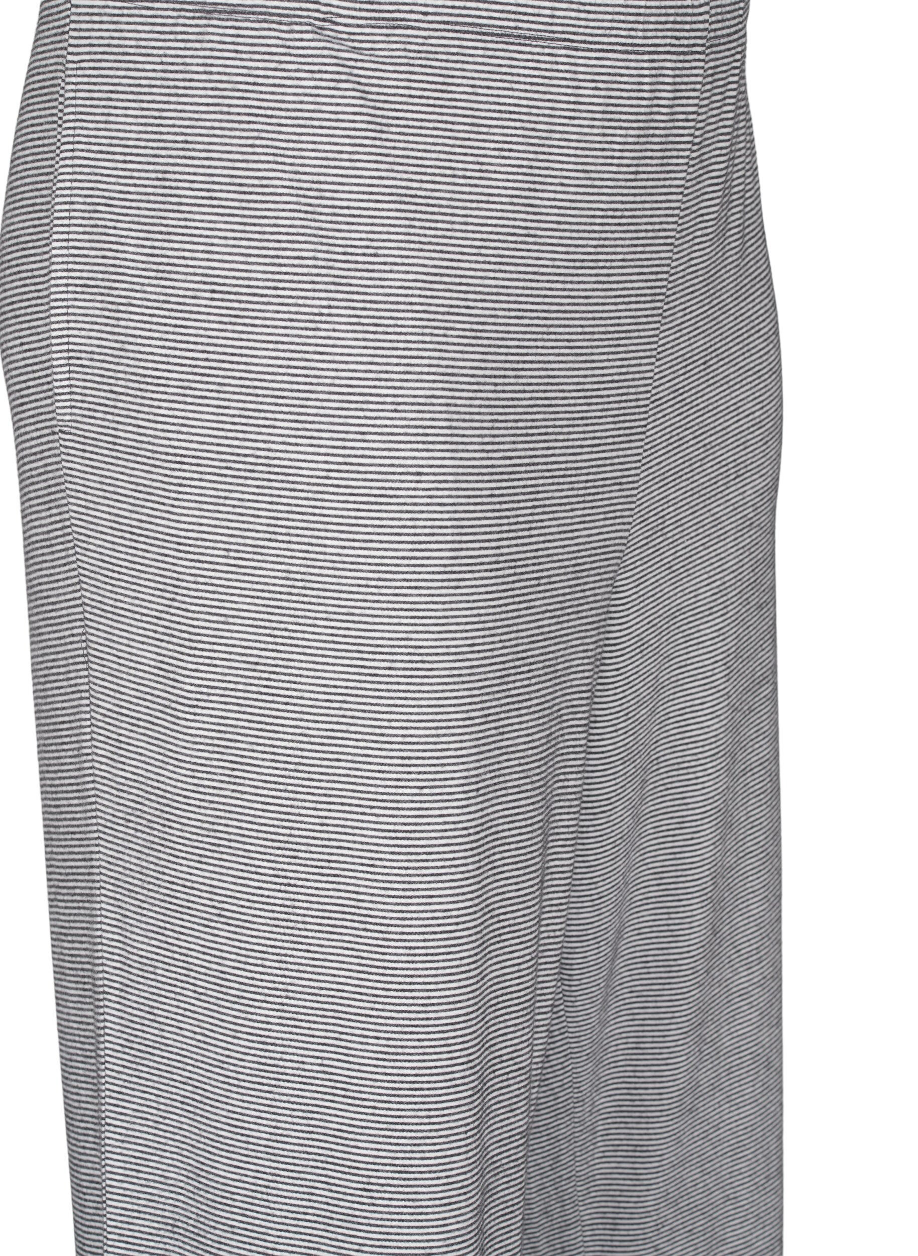 Zizzi Pyjamahose mit Taschen, Striped DGM , Packshot image number 2