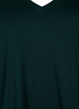 Baumwoll-T-Shirt mit V-Ausschnitt, Scarab, Packshot image number 2