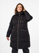 Pufferjacke mit Kapuze, Schwarz, Model image number 0