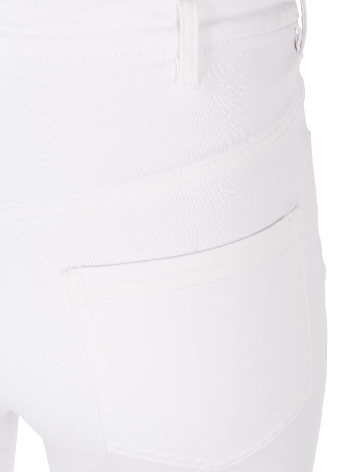 Super Slim Amy Jeans mit hoher Taille, White, Packshot image number 3