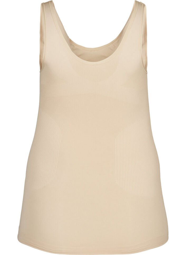 Shapewear Top mit breiten Trägern, Nude, Packshot