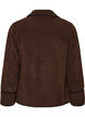 Teddyjacke mit Kontrastdetails, Braun, Packshot image number 1