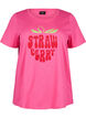 Baumwoll-T-Shirt mit Motiv, Raspb. w. Strawberry, Packshot image number 0