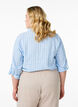 Bluse aus Leinen und Viskose mit 3/4-&Auml;rmeln, Blau, Model image number 2