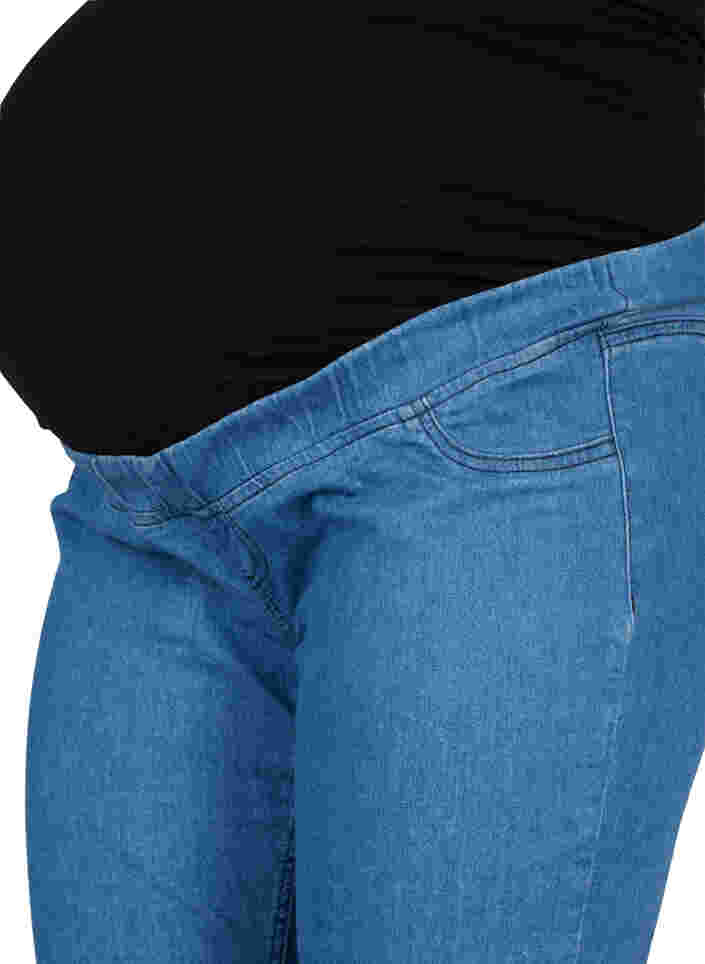 Umstands-Jeggings mit Taschen hinten, Blue denim, Packshot image number 2